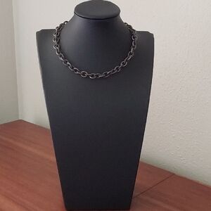 Elegant Black Chain Necklace